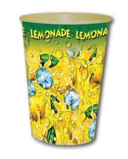 16oz Squat Paper Lemon Ice Cups 1000/case